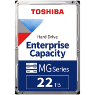 TOSHIBA Tvrdi disk, 22 TB, 3,5", 7200 o/min, 512 MB, SAS